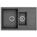 Мийка кухонна GRANADO LEON grafito (gr1009) – GRANADO