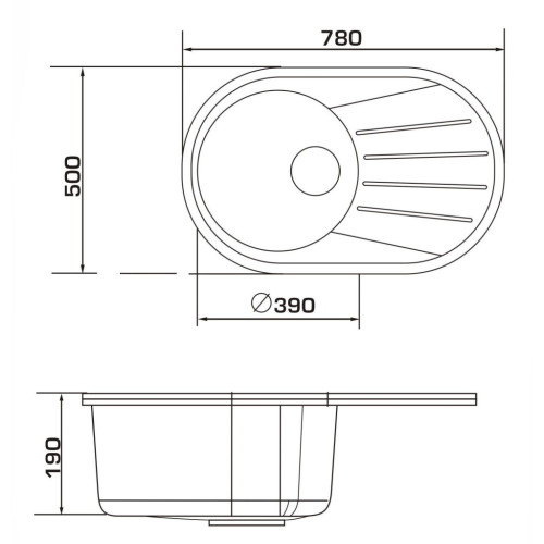 Мойка кухонная GRANADO MURCIA avena (gr1702) – GRANADO (вид 4)