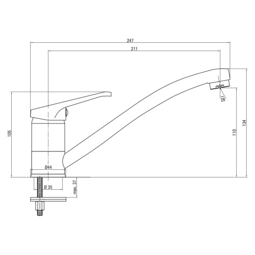 Мойка кухонная Deante Doppio+ зміш. BYU 060M (ZENA0103) – Deante (вид 2)