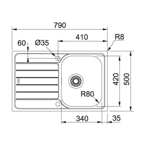 Мийка кухонна Franke Spark SKL 611-79/ 101.0598.809 (101.0598.809) – Franke (вид 3)