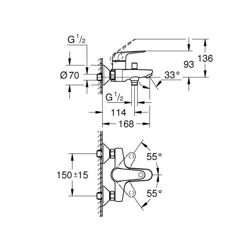 Змішувач Grohe Euroeco (32743001) – Grohe (вид 4)