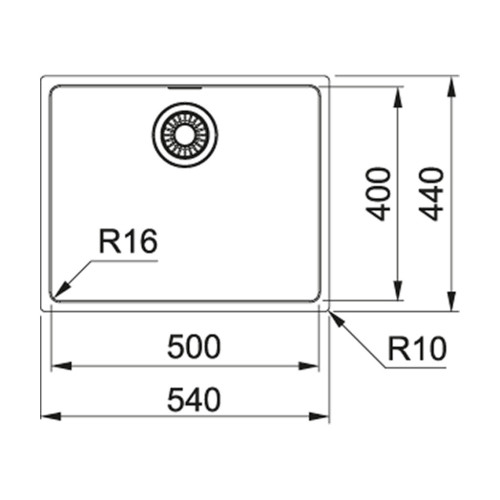 Мийка кухонна Franke Maris MRX 110-50/122.0598.741 (122.0598.741) – Franke (вид 2)