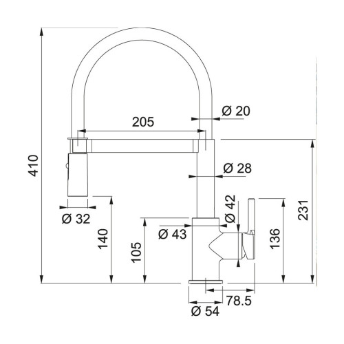 Змішувач Franke Lina (115.0626.085) – Franke (вид 2)