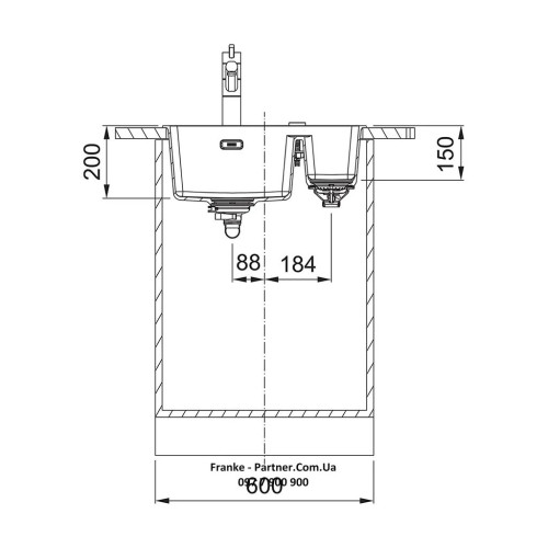 Мойка кухонная Franke Maris (125.0701.782) – Franke (вид 2)