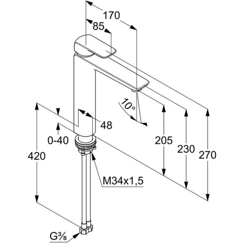 Смеситель KLUDI AMEO (412960575) – KLUDI (вид 1)