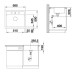 Мийка кухонна Blanco 523332 LEGRA 6 АНТРАЦИТ – BLANCO (вид 1)