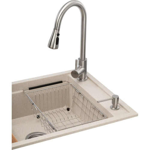 Мийка кухонна GRANADO Basic Estella terra (+ змішувач Campo LUX inox + дозатор Redondo inox + кошик + (ksg0103) – GRANADO (вид 2)