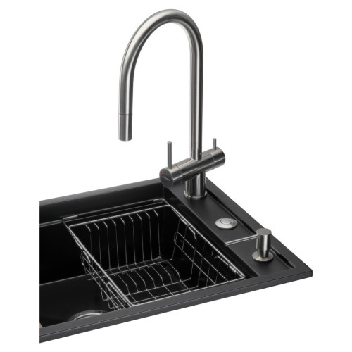 Мийка кухонна GRANADO Royal Estella black (+ подрібнювач Algar 1000 + змішувач Ferrol inox + дозвтор Redondo inox + ко (ksg0301) – GRANADO (вид 2)
