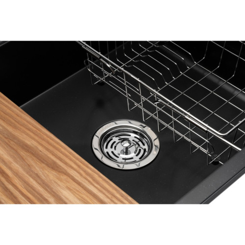 Мийка кухонна GRANADO Royal Artes black shine (+ подрібнювач Algar 1000 + змішувач Ferrol inox + дозатор Redondo inox (ksg1301) – GRANADO (вид 2)