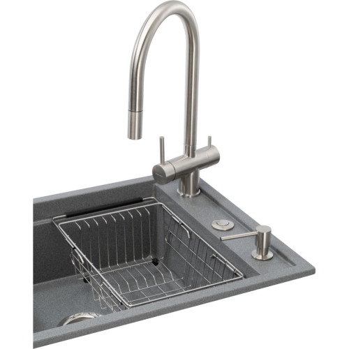 Мийка кухонна GRANADO Royal Estella grafito (+ подрібнювач Algar 1000 + змішувач Ferrol inox + дозатор Redondo inox + (ksg0309) – GRANADO (вид 2)