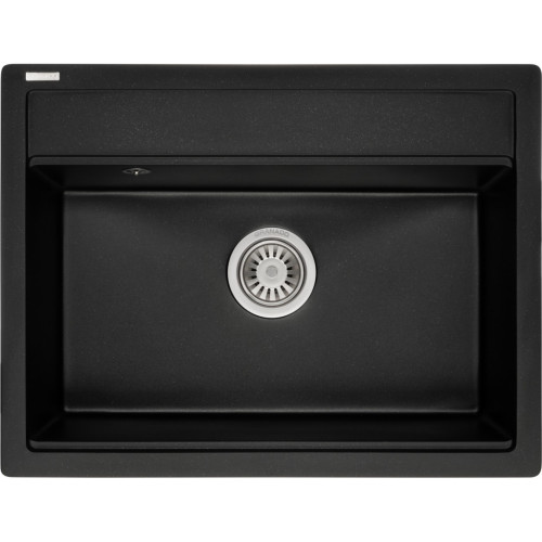 Мийка кухонна GRANADO ARTES black shine з сифоном (gr3601) – GRANADO