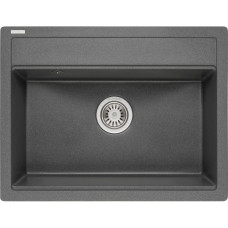 Мийка кухонна GRANADO ARTES grafito з сифоном (gr3609)