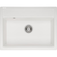 Мийка кухонна GRANADO ARTES white з сифоном (gr3605)