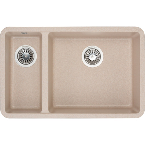 Мойка кухонная GRANADO Under top DOUBLE avena (gr3402) – GRANADO
