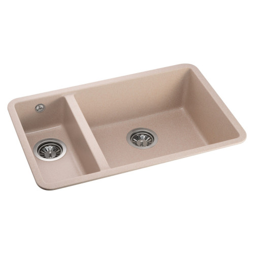 Мойка кухонная GRANADO Under top DOUBLE avena (gr3402) – GRANADO (вид 1)