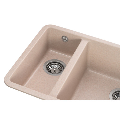 Мойка кухонная GRANADO Under top DOUBLE avena (gr3402) – GRANADO (вид 2)