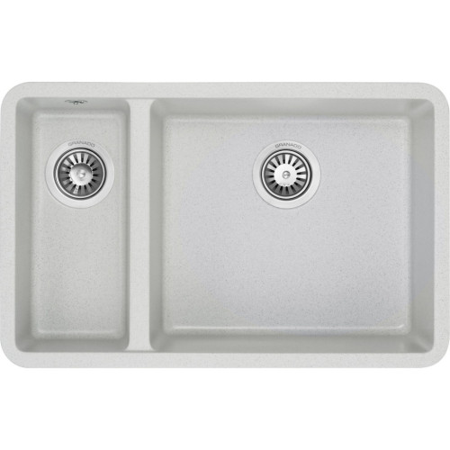 Мийка кухонна GRANADO Under top DOUBLE gris (gr3408) – GRANADO