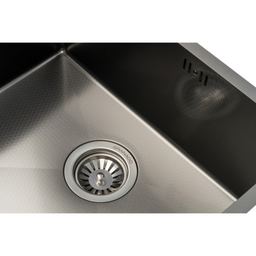 Мойка кухонная GRANADO Under top max STEEL S201 black honeycomb (GS07201BH) – GRANADO (вид 2)