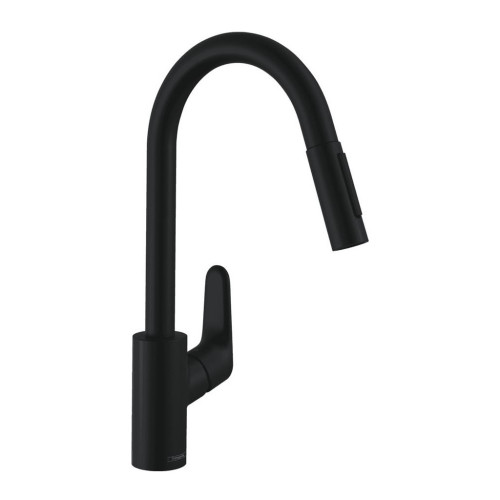 Смеситель Hansgrohe Focus M41 KM240, чорний матовий (31815670) – Hansgrohe