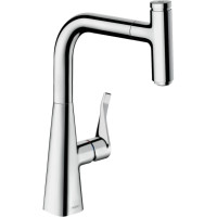 Змішувач Hansgrohe Metris Select, вилив 222мм хром (14857000)