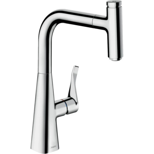 Змішувач Hansgrohe Metris Select, вилив 222мм хром (14857000) – Hansgrohe
