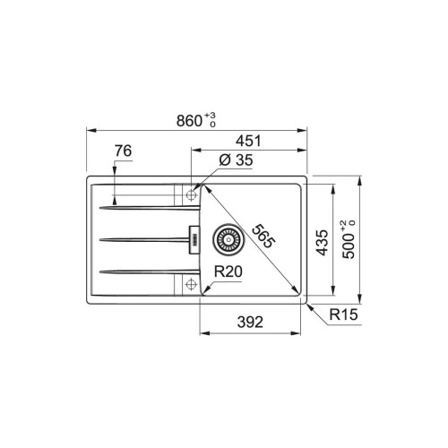 Мойка кухонная Franke Centro CNG 611-86 (114.0701.823) – Franke (вид 1)