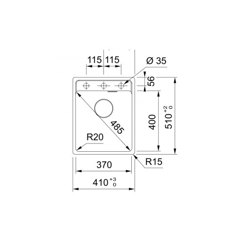 Мойка кухонная Franke Maris MRG 610-37 TL (114.0668.862) – Franke (вид 1)