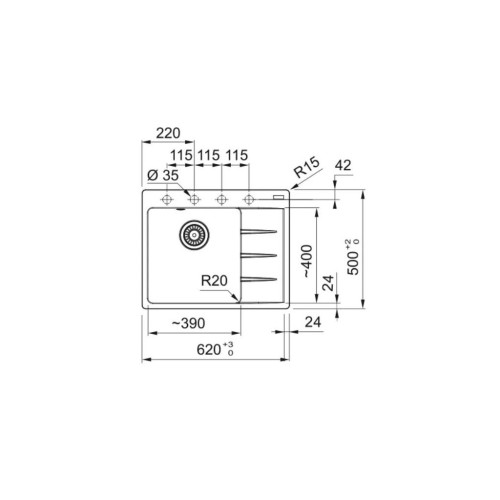 Мойка кухонная Franke Centro CNG 611-62 TL (114.0716.712) – Franke (вид 2)