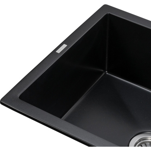 Мийка кухонна GRANADO NAVIA black shine з сифоном (775*495mm.) (gr3801) – GRANADO (вид 2)