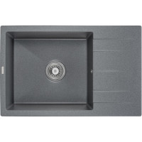 Мийка кухонна GRANADO NAVIA grafito з сифоном (775*495mm.) (gr3809)