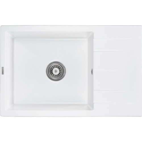 Мийка кухонна GRANADO NAVIA white з сифоном (775*495mm.) (gr3805) – GRANADO