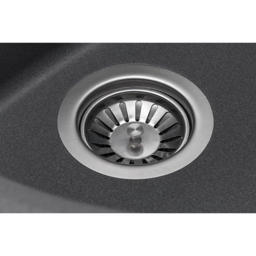 Мийка кухонна GRANADO RONDA grafito з сифоном (470*490mm.) (gr2209) – GRANADO (вид 2)