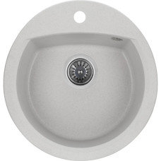 Мийка кухонна GRANADO RONDA gris з сифоном (470*490mm.) (gr2208)
