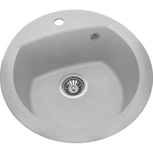 Мийка кухонна GRANADO RONDA gris з сифоном (470*490mm.) (gr2208) – GRANADO (вид 1)