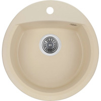 Мийка кухонна GRANADO RONDA ivory з сифоном (470*490mm.) (gr2204)