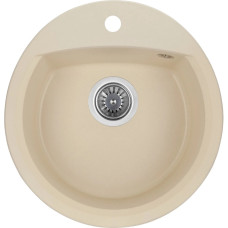 Мийка кухонна GRANADO RONDA ivory з сифоном (470*490mm.) (gr2204)