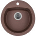 Мийка кухонна GRANADO RONDA marron з сифоном (470*490mm.) (gr2206) – GRANADO