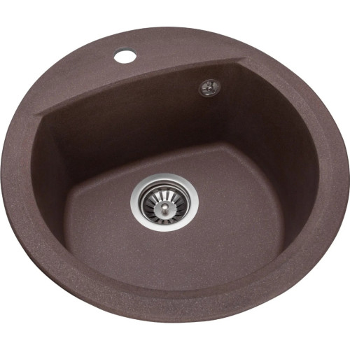 Мийка кухонна GRANADO RONDA marron з сифоном (470*490mm.) (gr2206) – GRANADO (вид 1)