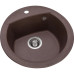 Мийка кухонна GRANADO RONDA marron з сифоном (470*490mm.) (gr2206) – GRANADO (вид 1)
