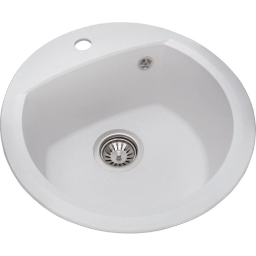 Мийка кухонна GRANADO RONDA white з сифоном (470*490mm.) (gr2205) – GRANADO (вид 1)