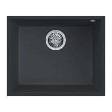 Мойка кухонная Elleci Q 105 under top nero 40