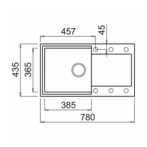 Мойка кухонная Elleci EASY 290 Full Black 40 – ELLECI (вид 1)