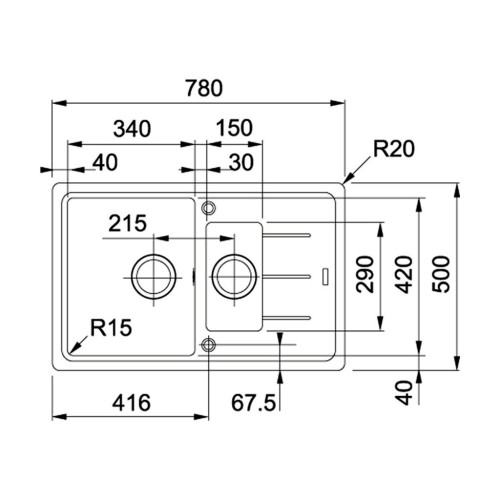 Мойка кухонная Franke Basis BFG 651-78 (114.0565.111) – Franke (вид 1)