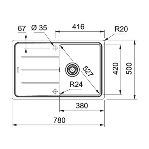 Мийка кухонна Franke Basis BFG 611-78 (114.0258.042) – Franke (вид 1)