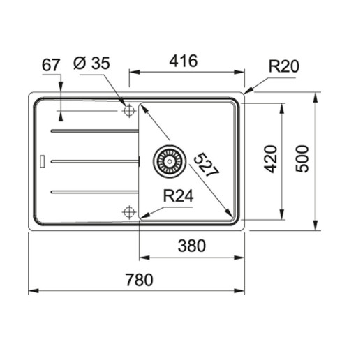 Мийка кухонна Franke BASIS BFG 611-78 (114.0306.793) – Franke (вид 1)