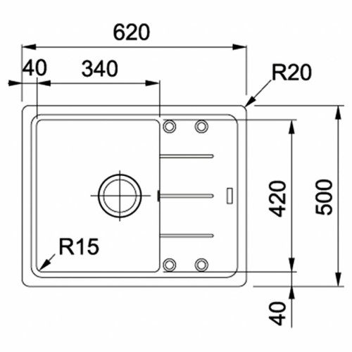 Мойка кухонная Franke Logica line LLX 611-79 (101.0381.808) – Franke (вид 1)