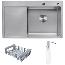 Мойка кухонная Kroner Geburstet-7849RHM (CV025276)