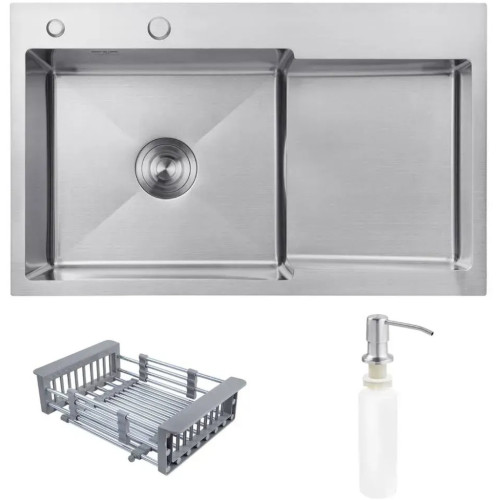 Мойка кухонная Kroner Geburstet-7848LHM (CV030021) – Kroner