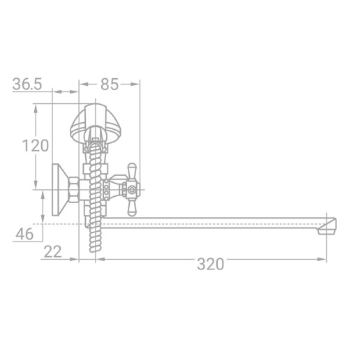 Смеситель TAU VN-2C260C (9885210) – TAU (вид 2)