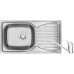 Мойка кухонная Deante Doppio, сталева мийка ZEN_0113 + змішувач BYU_060M, сатін (ZENA0113) – Deante